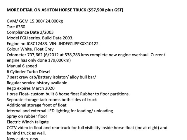 Ashton truck for sale
